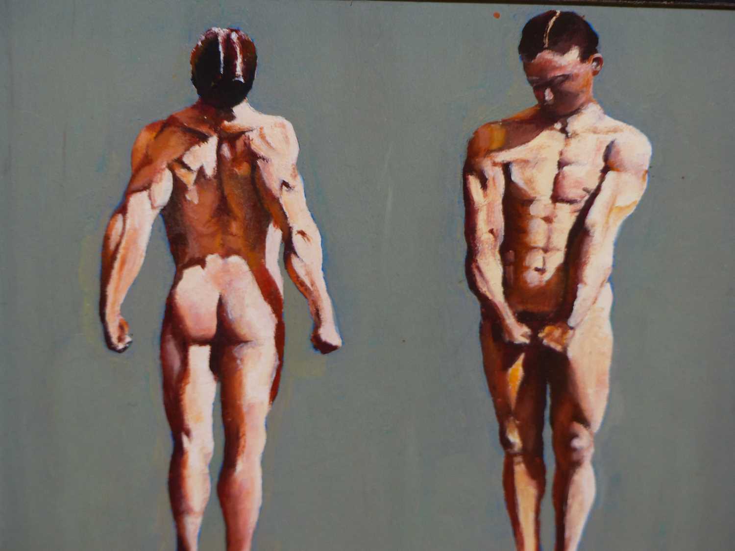 Lot 65 - K.B.P? (20th-century monogrammist) Male nude...