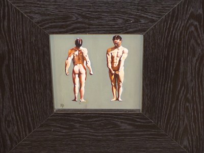 Lot 65 - K.B.P? (20th-century monogrammist) Male nude...