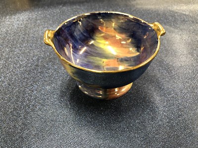 Lot 221 - A Macintyre style vase decorated in blue with...