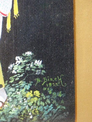 Lot 79 - B. Birch (early 20th century) A Geisha beneath...