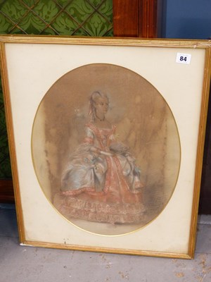 Lot 84 - 19th century school. Full-length portrait of...