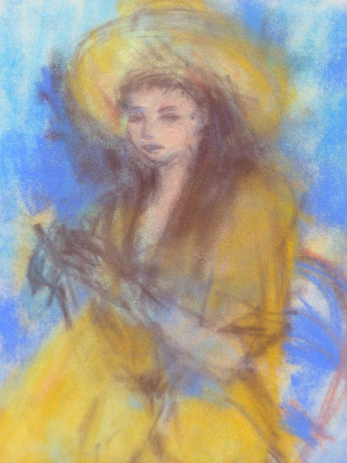 Lot 87 - Lara Selana. (French 20th century). Girl with...