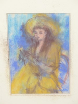 Lot 87 - Lara Selana. (French 20th century). Girl with...