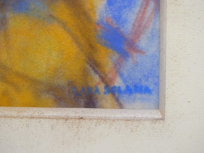 Lot 87 - Lara Selana. (French 20th century). Girl with...