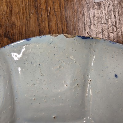 Lot 313 - An 18th century Frankfurt delft blue and white...