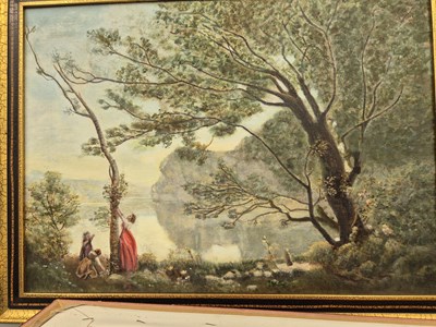Lot 213 - Five large oil on canvas paintings after 18th...