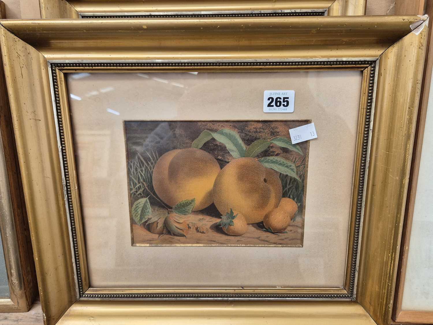 Lot 265 - A pair of still life prints of fruit.