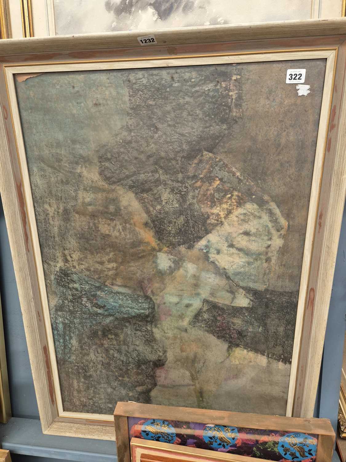 Lot 322 - Jorgensen 1963. Abstract study. 58 x 85 cm