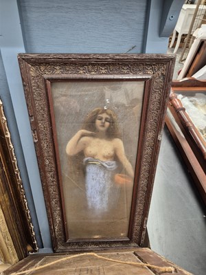 Lot 377 - G.A. Buller-Colthurst. Two pastel nude studies...