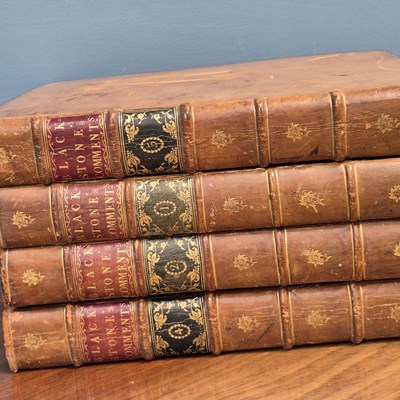 Lot 344 - William Blackstone, 'Commentaries on the Laws...