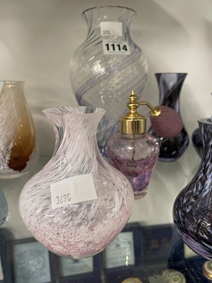 Lot 1114 - A collection of Caithness vases and a paperweight
