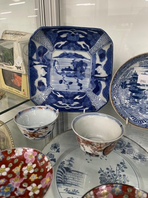 Lot 1159 - A pair of Japanese Arita square dishes, other...