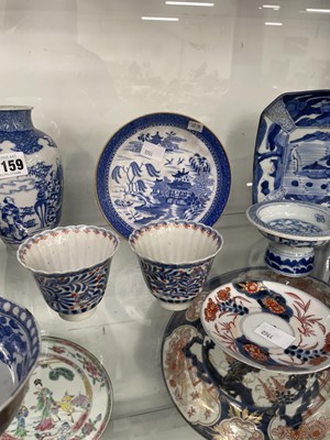 Lot 1159 - A pair of Japanese Arita square dishes, other...