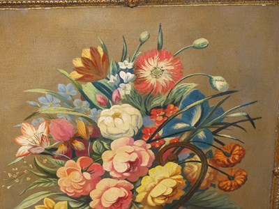 Lot 155 - Brooks. (20th-century). Floral still life in...