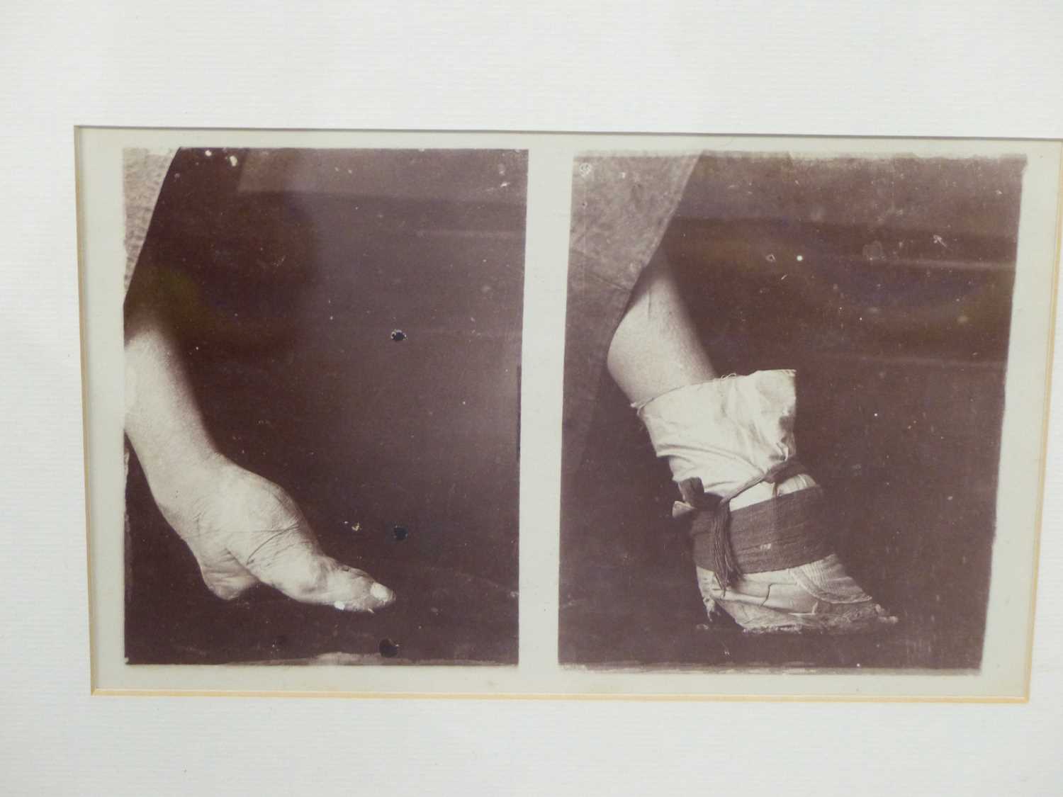 Lot 158 - Two 19th-century photographs. The first is...