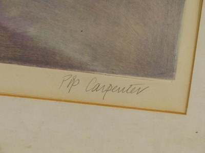 Lot 160 - Pip Carpenter. Jug of daffodils. Pencil signed...