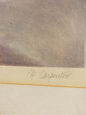 Lot 160 - Pip Carpenter. Jug of daffodils. Pencil signed...