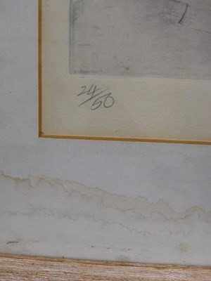 Lot 160 - Pip Carpenter. Jug of daffodils. Pencil signed...