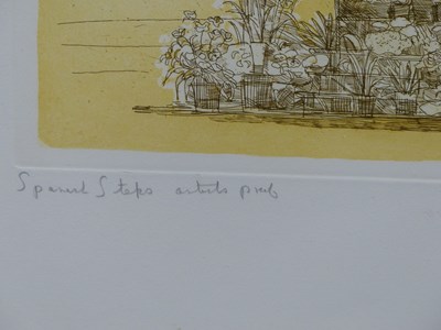 Lot 171 - Richard Beer. (b. 1928) Spanish Steps. Etching...