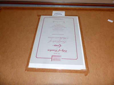 Lot 175 - Terence Cuneo. City of London. Pencil signed...