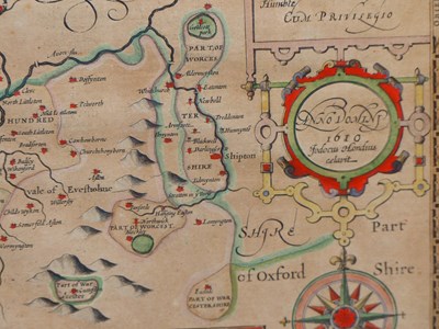 Lot 184 - A 17th-century hand coloured map of...