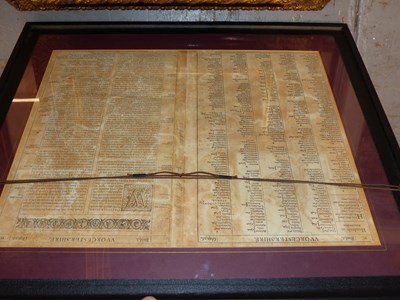 Lot 184 - A 17th-century hand coloured map of...