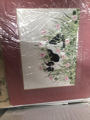 Lot 1403 - A collection of nursery rhyme prints,...