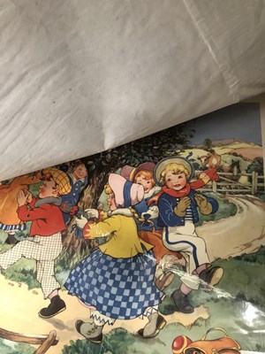 Lot 1403 - A collection of nursery rhyme prints,...
