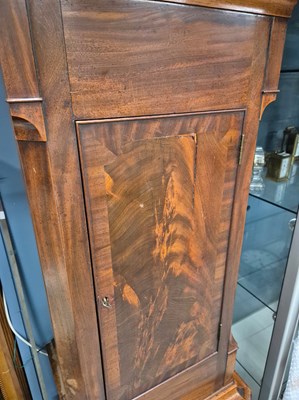 Lot 185 - A 19th century mahogany cased longcase/....