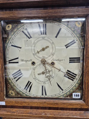 Lot 188 - An early 19th century oak & mahogany cased...