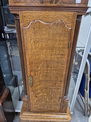 Lot 188 - An early 19th century oak & mahogany cased...