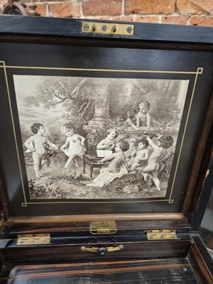 Lot 194 - A Vintage Polyphon Music Box with various...