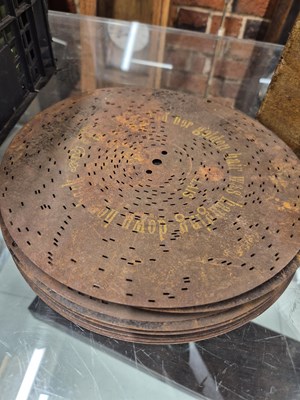 Lot 194 - A Vintage Polyphon Music Box with various...