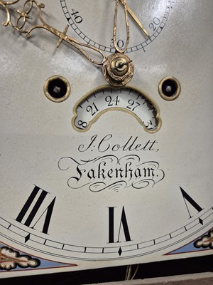 Lot 190 - A 19th-century mahogany cased longcase/....