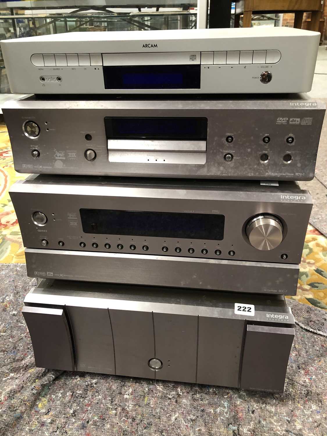 Lot 222 - Integra RDA-7 Seven channel amplifier, Integra...