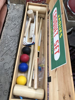 Lot 661 - A Jaques Croquet set in virtually unused...