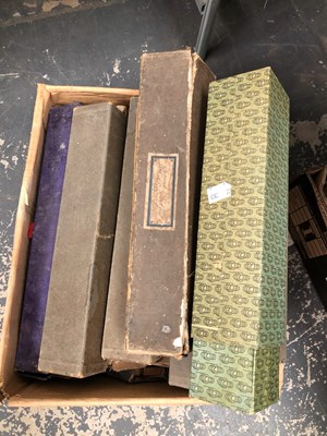 Lot 1544 - A collection of boxed music rolls and one...