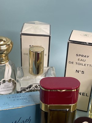 Lot 359 - A collection of  vintage perfume bottles,...