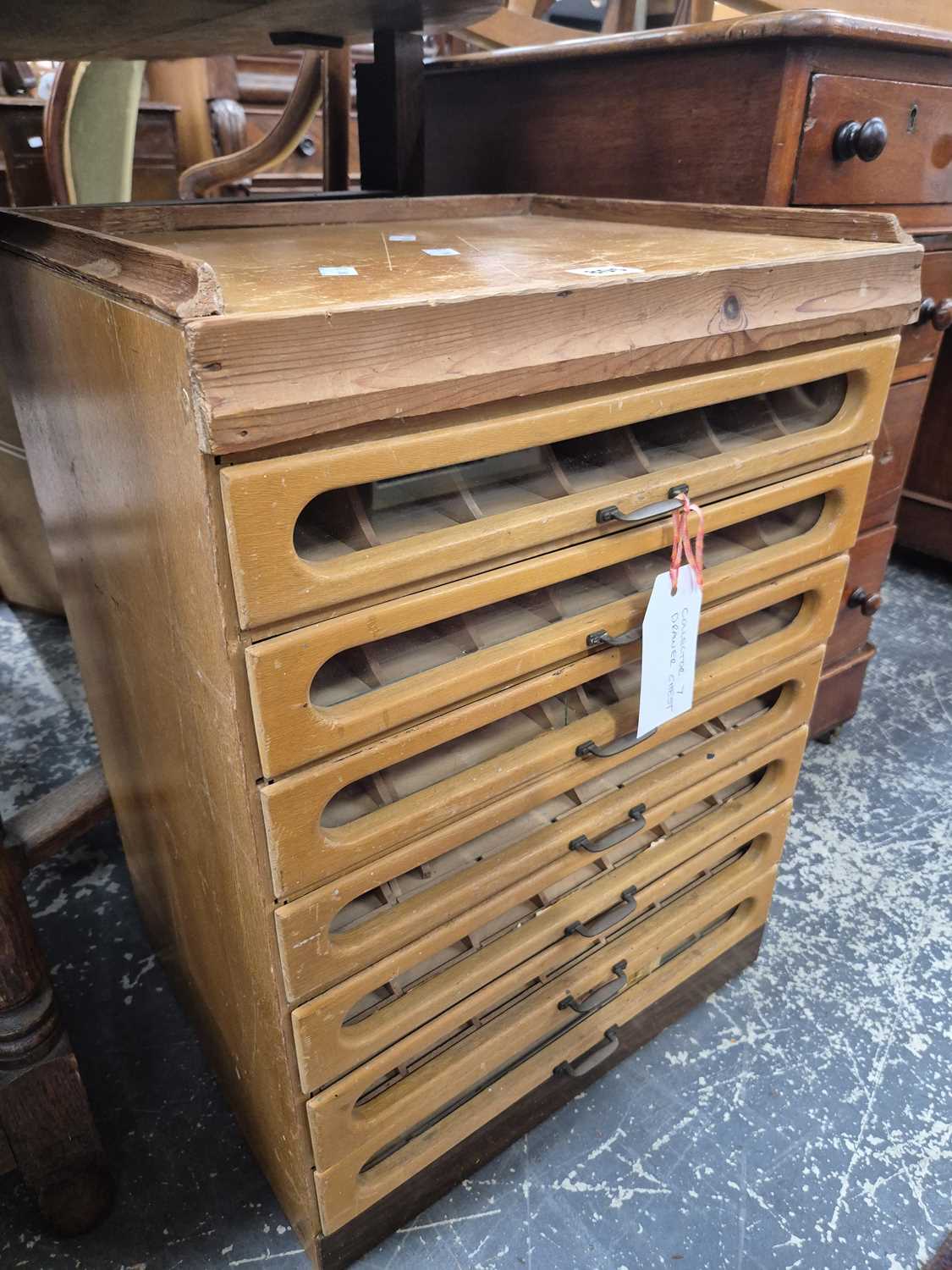 Lot 805 - A Vintage shop display sewing cotton reel...