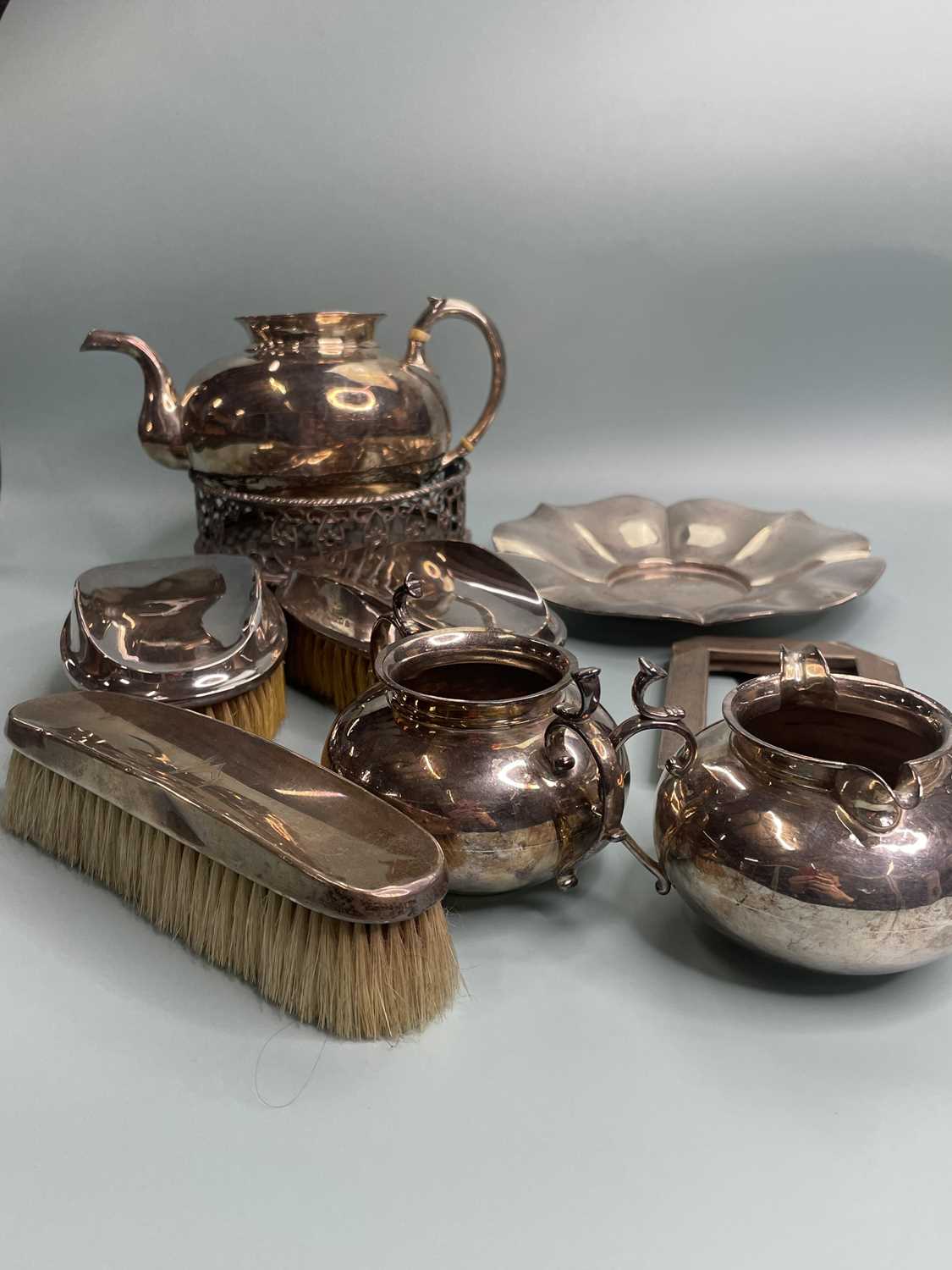 Lot 384 - Hallmarked silver to include various 18th/19th-...