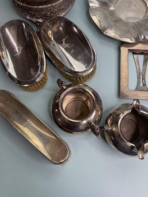 Lot 384 - Hallmarked silver to include various 18th/19th-...