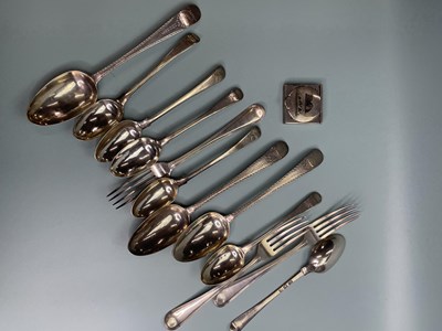 Lot 384 - Hallmarked silver to include various 18th/19th-...