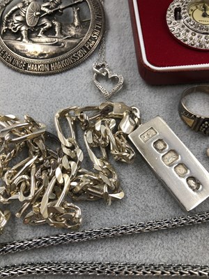 Lot 400 - A 830 silver Norweigan Birkenbeiner brooch...