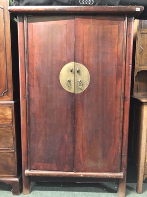 Lot 1033 - A Chinese two door robe cabinet. H 174 W 112 D...