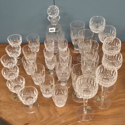 Lot 401 - A Waterford 'Colleen'pattern drinking set...
