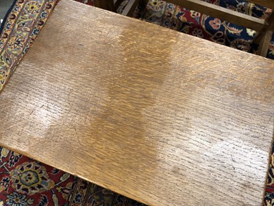 Lot 418 - A nest of three ' Mouseman' Robert Thompson...