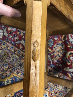 Lot 418 - A nest of three ' Mouseman' Robert Thompson...