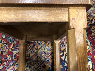 Lot 418 - A nest of three ' Mouseman' Robert Thompson...