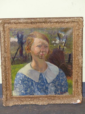 Lot 115 - Gilbert Spencer RA (1892-1979) ARR. Study of a...