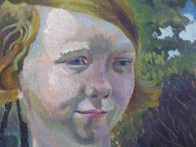 Lot 115 - Gilbert Spencer RA (1892-1979) ARR. Study of a...